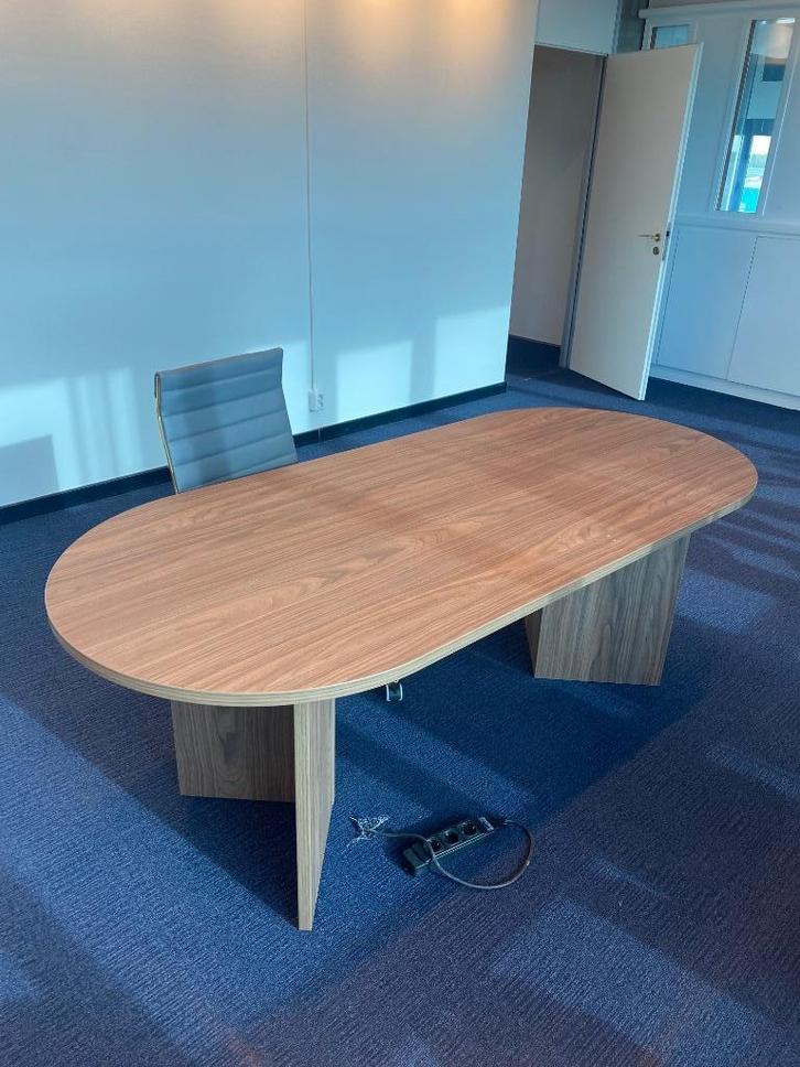 NADUVI Philipa eettafel – bruin – 204 x 90 cm – ophalen, Huis en Inrichting, Tafels | Eettafels, Zo goed als nieuw, 50 tot 100 cm