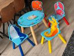 Kinder  tafel en stoelen, Kinderen en Baby's, Kinderkamer | Tafels en Stoelen, Ophalen of Verzenden