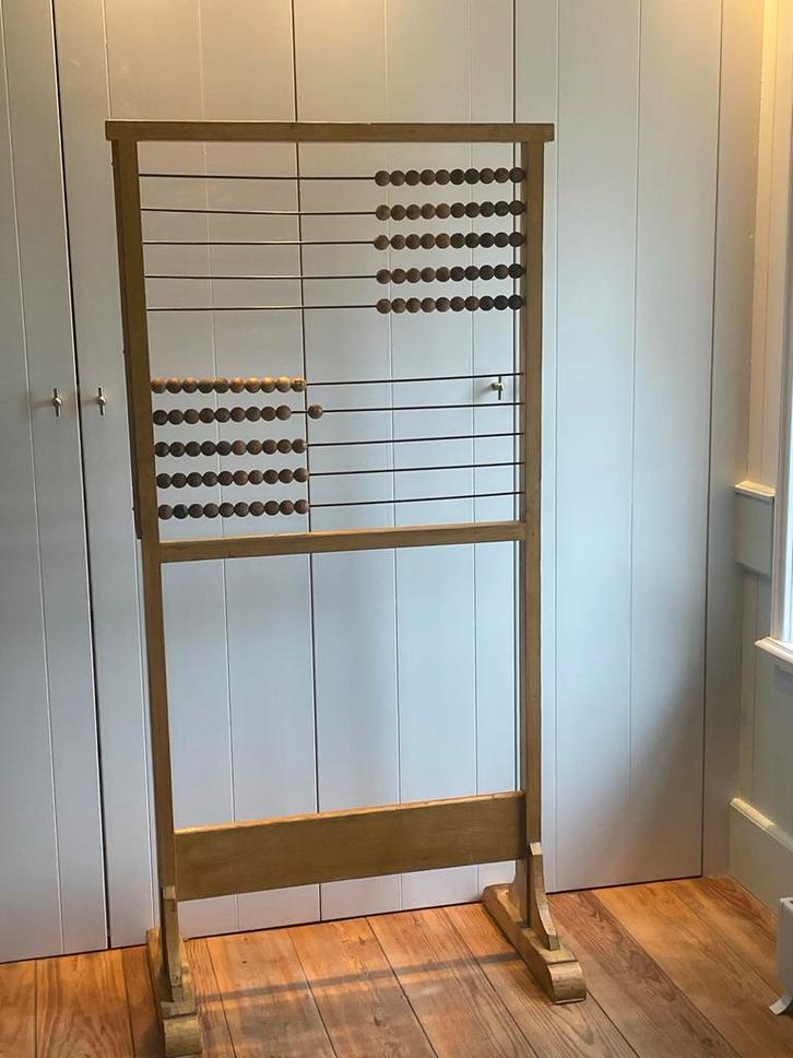 Antiek School Telraam 1910-1920 - Zeldzaam & Decoratief, Antiek en Kunst, Antiek | Woonaccessoires, Ophalen