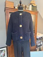 Grof gebreid vestje van Zara, Maat 38/40 (M), Blauw, Zara, Ophalen of Verzenden