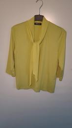 Blouse met sjaalkraag, Maat 38/40 (M), Geel, Ophalen of Verzenden, Zo goed als nieuw