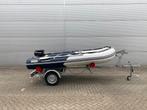 Rubberboot 360 Marinesports - 6PK Mercurius BBM - Trailer, Watersport en Boten, Rubberboten, Aluminium, Zo goed als nieuw, Benzine