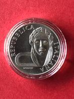 Italie 500 Lire 1992 Unc 0,835 zilver 15.00 grams, Ophalen of Verzenden, Italië, Zilver
