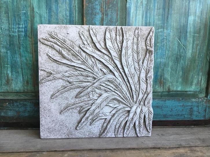 PTMD Wandpaneel Grijs Beton 40x40cm, Huis en Inrichting, Woonaccessoires | Wanddecoraties, Nieuw, Ophalen of Verzenden