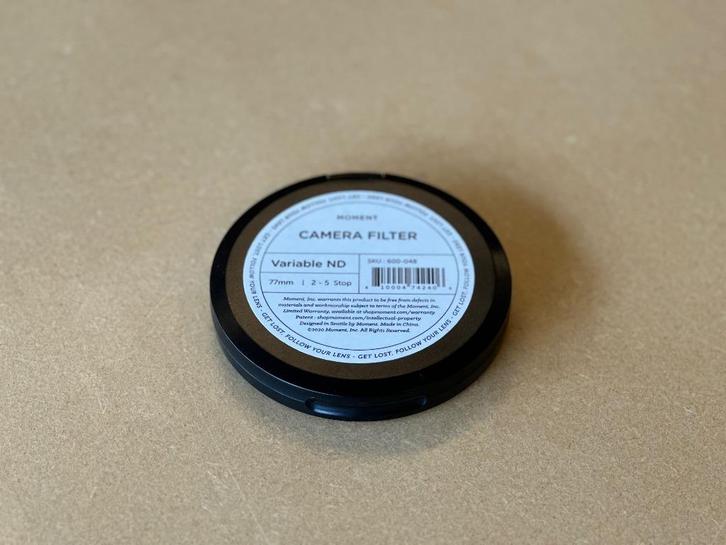 Moment 77mm Variable ND Filter (2-5 Stop) 600-048, Audio, Tv en Foto, Fotografie | Filters, Zo goed als nieuw, Overige typen, 70 tot 80 mm