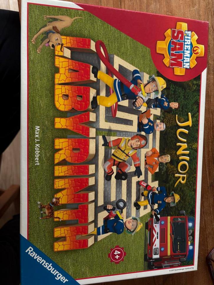 Ravensburger Junior Labyrint Brandweerman Sam, Kinderen en Baby's, Speelgoed | Buiten | Speeltoestellen, Zo goed als nieuw, Overige typen