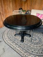 Ronde tafel met glazen bovenplaat, Ophalen, Gebruikt, Glas, Rond