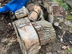 Brandhout/Kachelhout te koop, Tuin en Terras, Haardhout, Minder dan 3 m³, Ophalen, Overige houtsoorten, Blokken