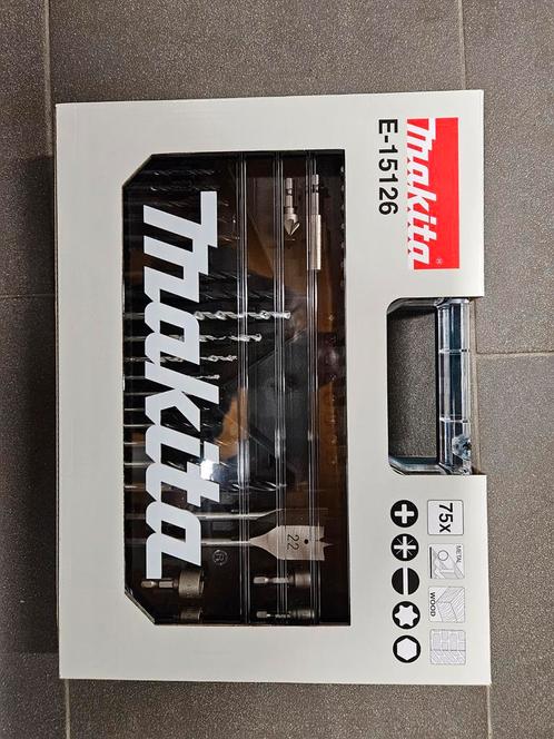 Makita E-15126 75-delige Boren- en Bitset - Nieuw, Doe-het-zelf en Verbouw, Gereedschap | Handgereedschap, Nieuw, Ophalen of Verzenden