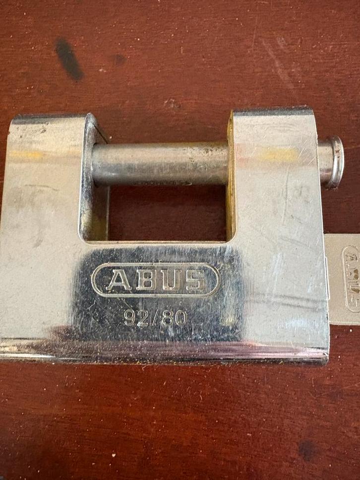 ABUS Containerslot - Gebruikt, Doe-het-zelf en Verbouw, Hang- en Sluitwerk, Gebruikt, Slot, IJzer, Ophalen