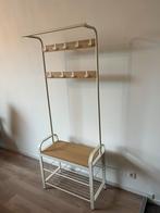 Stijlvolle Staande Kapstok met Bankje, Huis en Inrichting, Woonaccessoires | Kapstokken, Ophalen, Zo goed als nieuw, Metaal, Staande kapstok