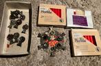 Vintage kerstboom kaarsenhouders en kaarsen, Ophalen of Verzenden, Zo goed als nieuw