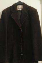 Sutherland Ribfluweel corduroy Blazer Colbert Jas Bruin L 52, Maat 52/54 (L), Bruin, Ophalen of Verzenden, Zo goed als nieuw
