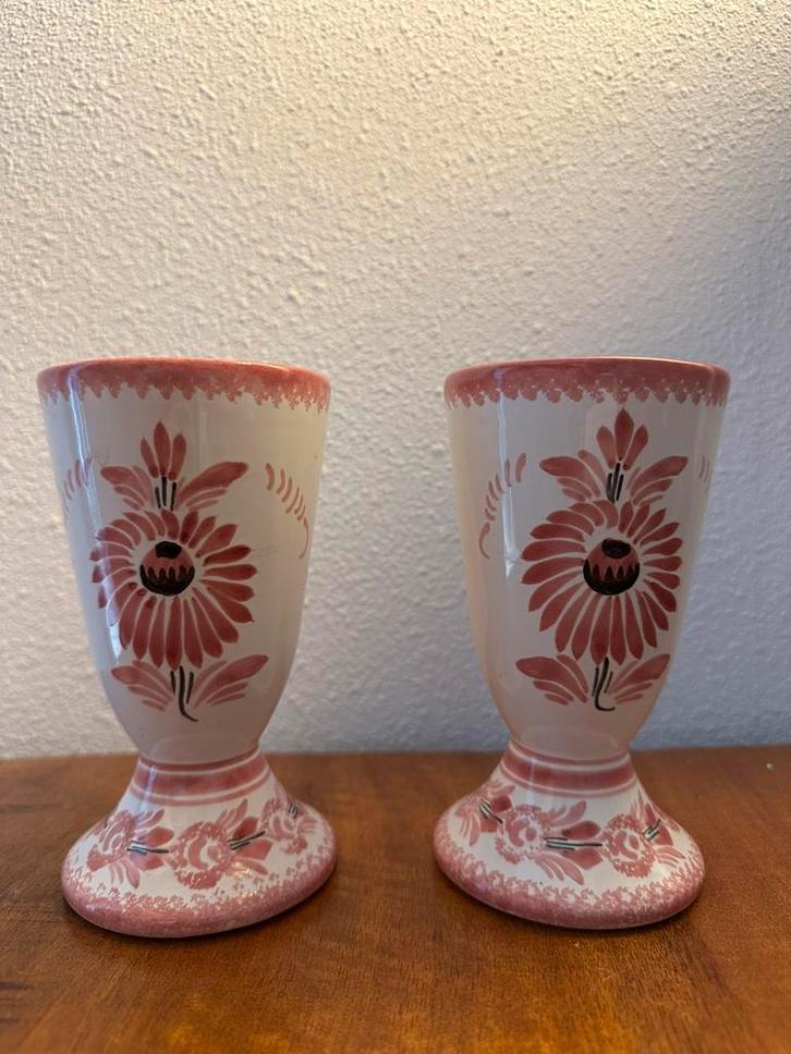 Vintage Henriot Quimper Faience Vaasjes, Antiek en Kunst, Antiek | Vazen, Ophalen of Verzenden