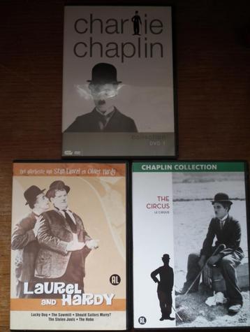 3x / Charlie Chaplin & Laurel and Hardy / Comedy / Slapstick beschikbaar voor biedingen