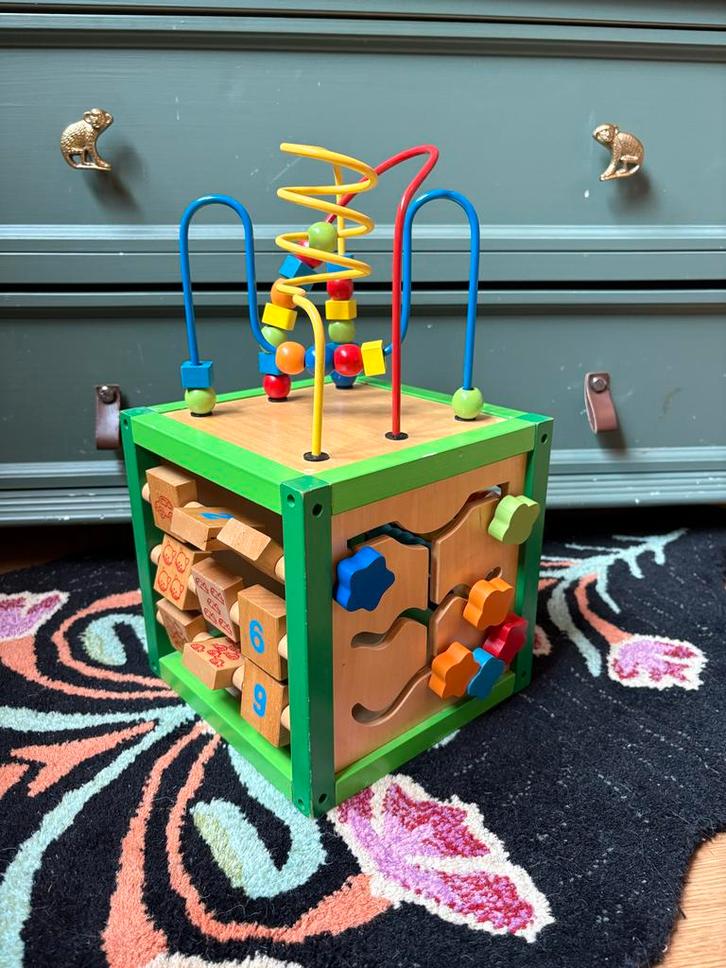 Activiteitenkubus Speelgoed, Kinderen en Baby's, Speelgoed | Educatief en Creatief, Gebruikt, Ontdekken, Ophalen of Verzenden