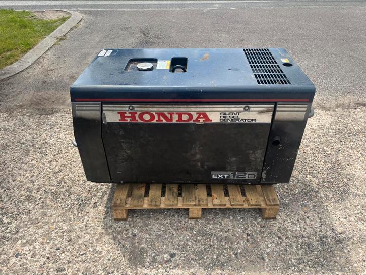 10 KVA aggregaat 230/400 Volt Honda diesel generator, Doe-het-zelf en Verbouw, Aggregaten, Gebruikt, Dieselolie, 10 tot 30 kVA