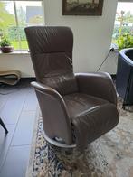 Leren relaxfauteuil, Gebruikt, Leer, 75 tot 100 cm, 50 tot 75 cm