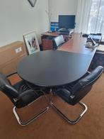 Fraai directiebureau met Mahonie fineer - ladeblok+2 kasten, Ophalen