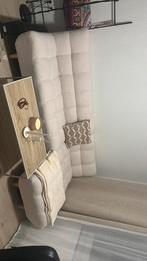 Teddy bank wit, Huis en Inrichting, Banken | Sofa's en Chaises Longues, Ophalen, Zo goed als nieuw