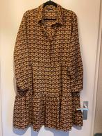 Norah jurk met “ retro “ print maat 44, Kleding | Dames, Jurken, Zwart, Maat 42/44 (L), Ophalen of Verzenden, Zo goed als nieuw