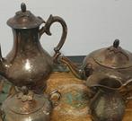 Verzilverd koffie-theeservies, Antiek en Kunst, Antiek | Goud en Zilver, Verzenden