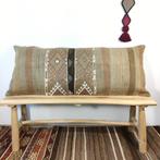 XXL Vintage Kelimkussen 50x150 natuurlijke tinten, Yazgibi, Bruin, Verzenden, Nieuw