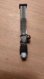 Katten halsbandje grijs met belletje nieuw, Dieren en Toebehoren, Ophalen of Verzenden, Zo goed als nieuw