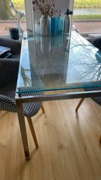 Eettafel van glas, 50 tot 100 cm, Glas, 150 tot 200 cm, Modern
