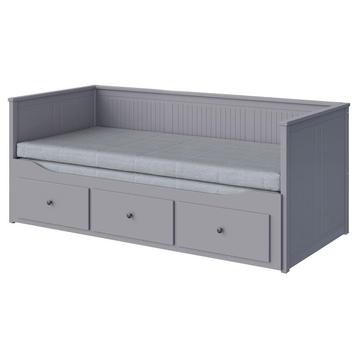 Ikea hemnes uitschuifbaar bed grijs met matras beschikbaar voor biedingen