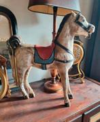 Antiek Papier Maché Paard/Paardje/Oud Speelgoed, Ophalen of Verzenden