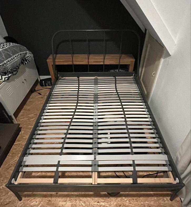Twijfelaar 140x200 | KORPARDAL bedframe & lattenbodem, Huis en Inrichting, Slaapkamer | Bedden, Gebruikt, Twijfelaar, 140 cm, 200 cm