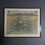 Stadsplattegrond van Bolsward, Antiek en Kunst, Kunst | Etsen en Gravures, Ophalen of Verzenden