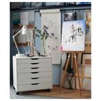 Ladeblok Alex van Ikea Wit 2 x, Huis en Inrichting, Ophalen, Overige materialen, 5 laden of meer, 50 tot 100 cm