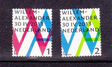 2013 Inhuldigingszegels Willem Alexander 3057-3058 postfris beschikbaar voor biedingen
