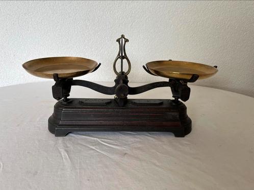 Antieke Oude Force Weegschaal Balansweegschaal Balans Kleine, Antiek en Kunst, Antiek | Gereedschap en Instrumenten, Ophalen of Verzenden