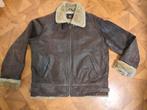 Saki gevoerde leren bomber jas maat XL/56, Bruin, Maat 56/58 (XL), Ophalen of Verzenden, Zo goed als nieuw