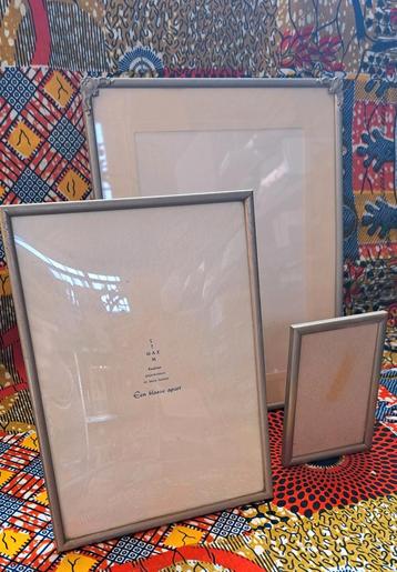 Set van 3 Vintage fotolijsten - Foto Lijstje beschikbaar voor biedingen