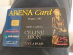 Celine Dion Arena Card 1997, Verzamelen, Ophalen of Verzenden, Gebruikt, Foto of Kaart