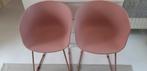 Twee oud rose kunstof kuipstoelen., Antiek en Kunst, Ophalen of Verzenden