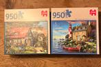 Jumbo 2 puzzels 950, Ophalen of Verzenden, 500 t/m 1500 stukjes, Zo goed als nieuw