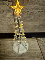 Lemax mooie boom knipperend kerstdorp kersthuisjes, Diversen, Kerst, Ophalen of Verzenden, Zo goed als nieuw