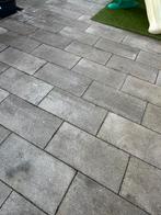800x400x40mm grijze betontegels, Tuin en Terras, Tegels en Klinkers, Ophalen, Gebruikt, 10 m² of meer, Beton