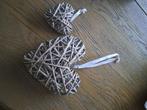 rotan harten, Huis en Inrichting, Woonaccessoires | Wanddecoraties, Ophalen of Verzenden