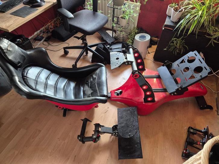 Simrace stoel Rseat Formula V2., Spelcomputers en Games, Spelcomputers | Overige Accessoires, Gebruikt, Ophalen