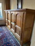 Eiken kast - dressoir - massief, Huis en Inrichting, Kasten | Dressoirs, Ophalen, Met plank(en), Eikenhout, 200 cm of meer