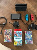 Nintendo switch met spellen! ZGAN, Met games, Met 2 controllers, Ophalen of Verzenden, Zo goed als nieuw