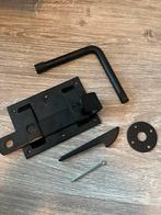 Starx Boerenklinkstel - Poortslot - Zwart - Nieuw, Ophalen of Verzenden, Nieuw, IJzer, Schuif of Grendel