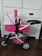 Speelset Poppen, kinderwagen, kinderstoel reiswieg & kleren, Kinderen en Baby's, Speelgoed | Poppen, Ophalen, Zo goed als nieuw