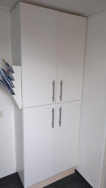 Witte kast (keuken/boeken/speelgoed) Method 80x37x200